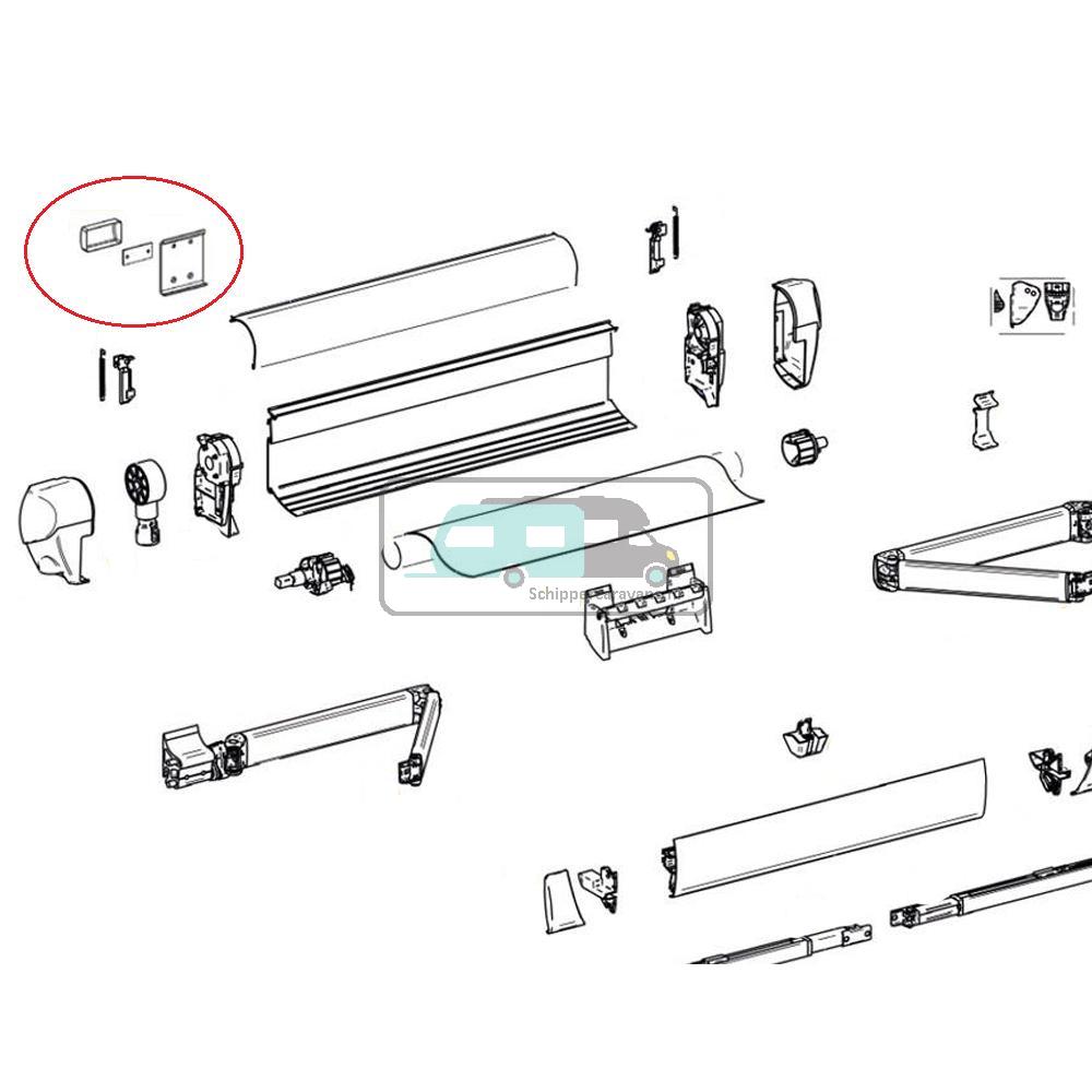 [OCS_A0025331] Thule Flat Adapter 8000