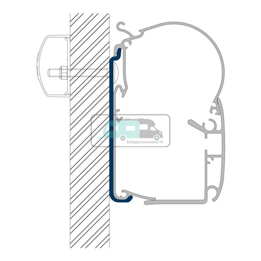 [OCS_2625228] Dometic Flat Adapter PerfectWall 40