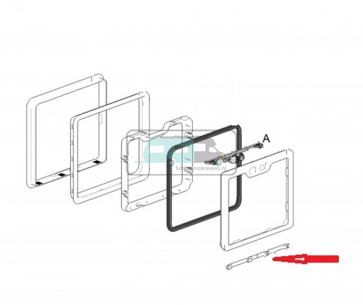 [OCS_26430] Thetford Hinge Pin 2st.