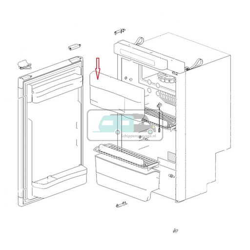 [OCS_62303608] Thetford Diepvriesdeur N4080