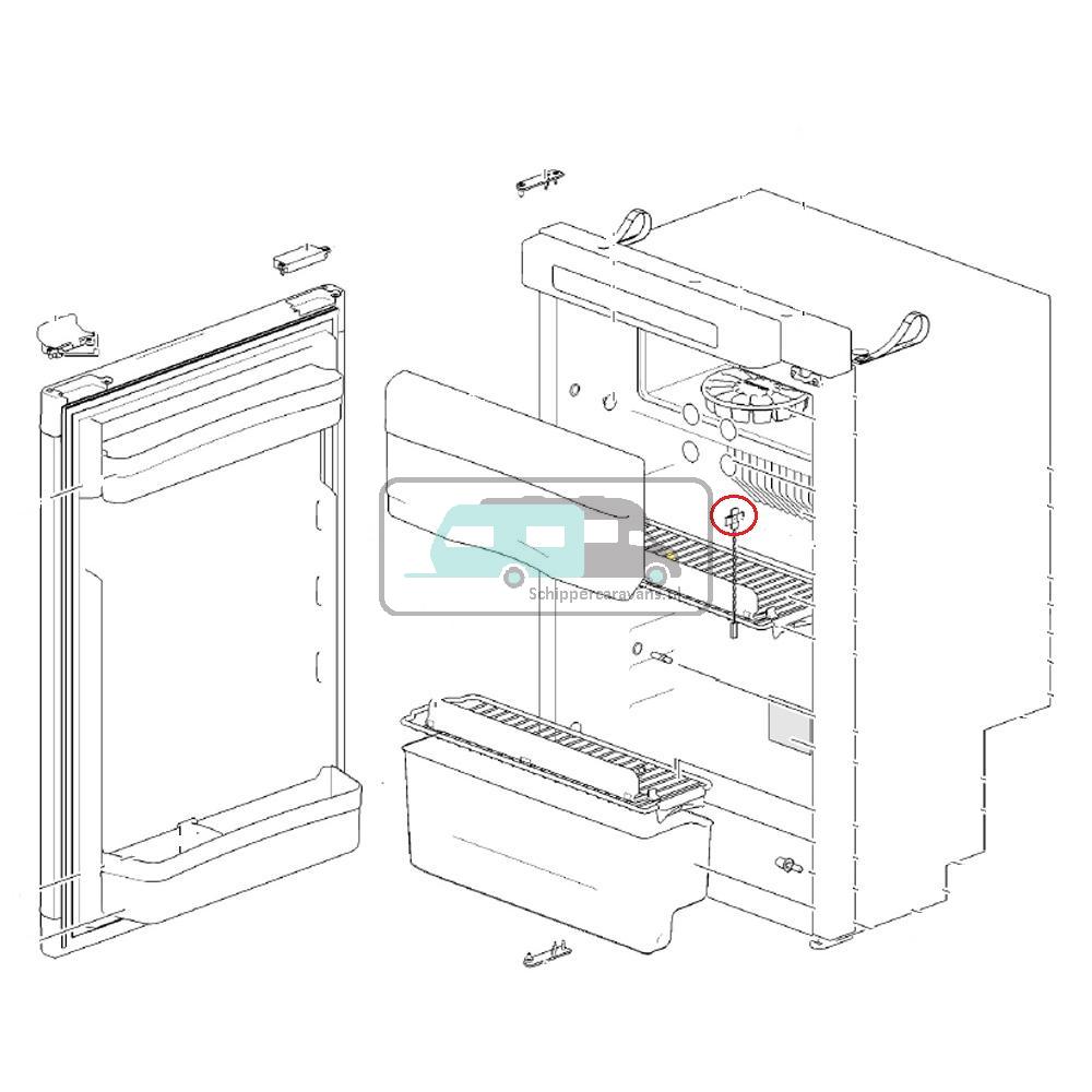 [OCS_A9902279] Thetford Sensor Houder Koelkast