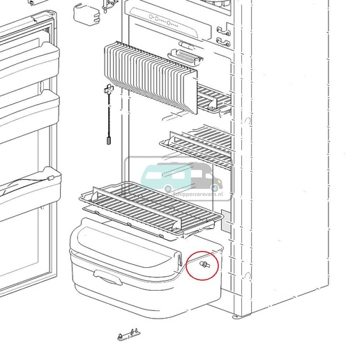 [OCS_62363612] Thetford Shelf tray insert N145