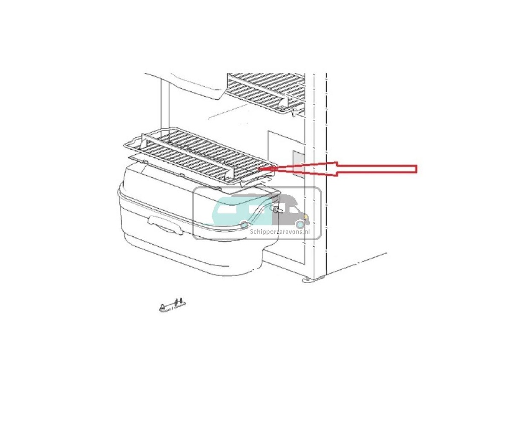 [OCS_A9900211] Thetford koelkastrek N112-N108