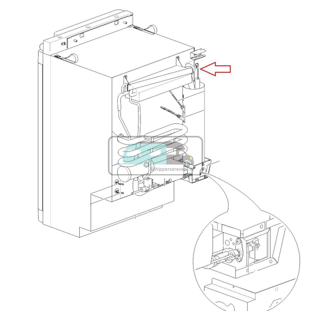 [OCS_A0028326] Thetford Vlamverdeler N3080/N3090/N3112