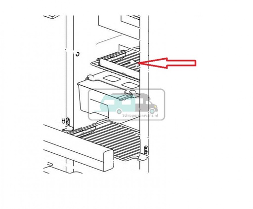[OCS_69111608] Thetford Koelkastrooster N3141 34x24.1cm