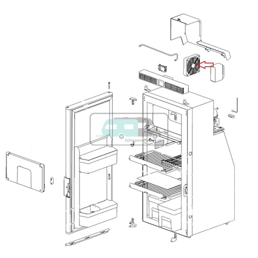 [OCS_691392] Thetford Condens Ventilator T1090 