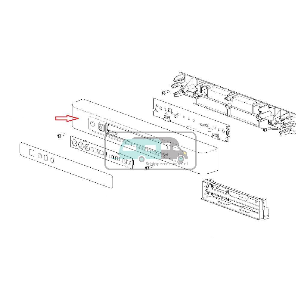 [OCS_A9902422] Thetford Display Behuizing Scharnier Rechts N400 serie