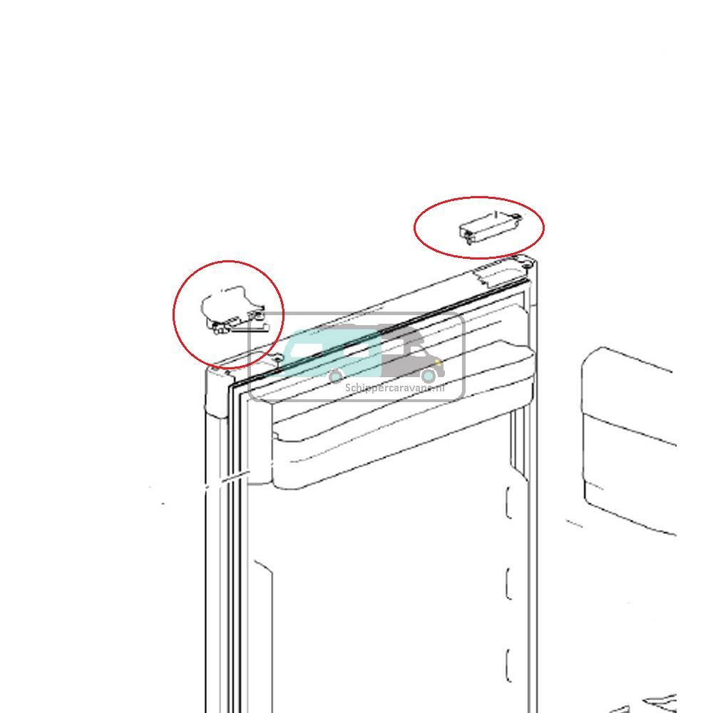 [OCS_A9902424] Thetford Koelkastsluiting N3***/N4***