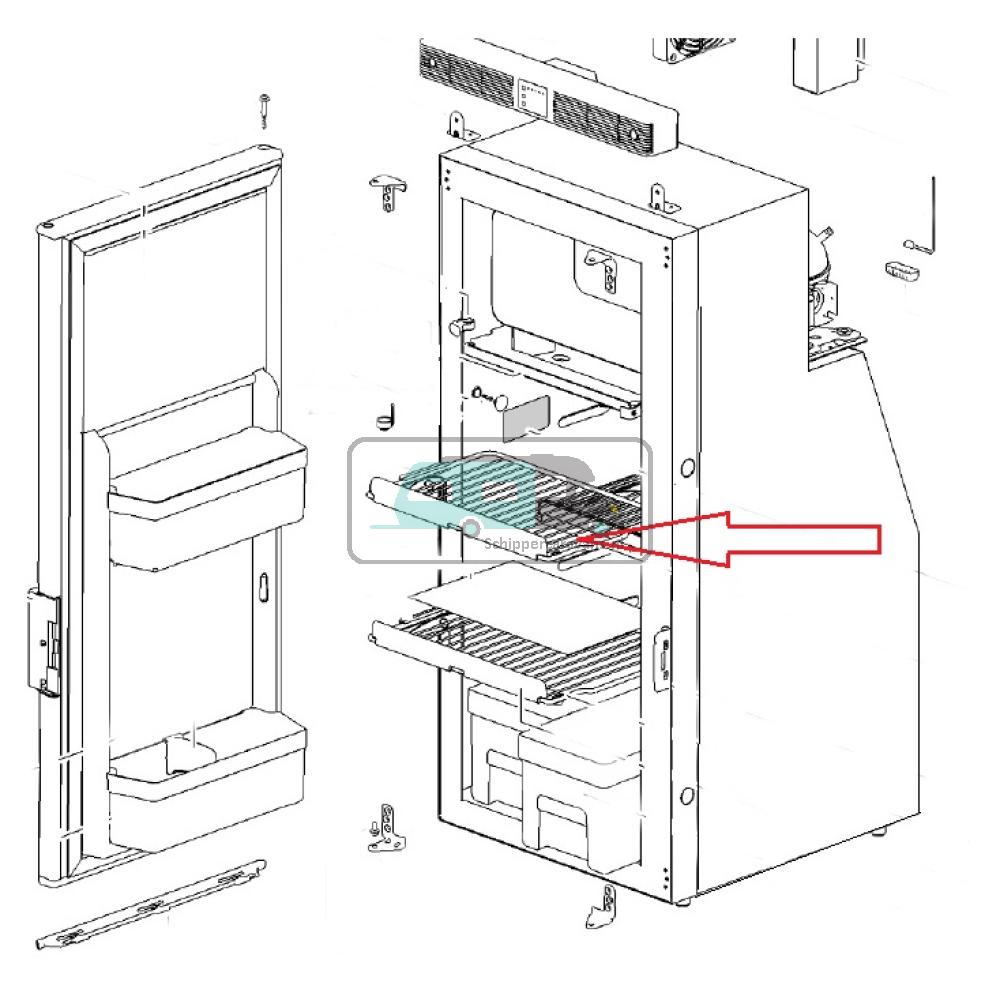 [OCS_A9902427] Thetford Koelkastrek Klein Boven T1090 