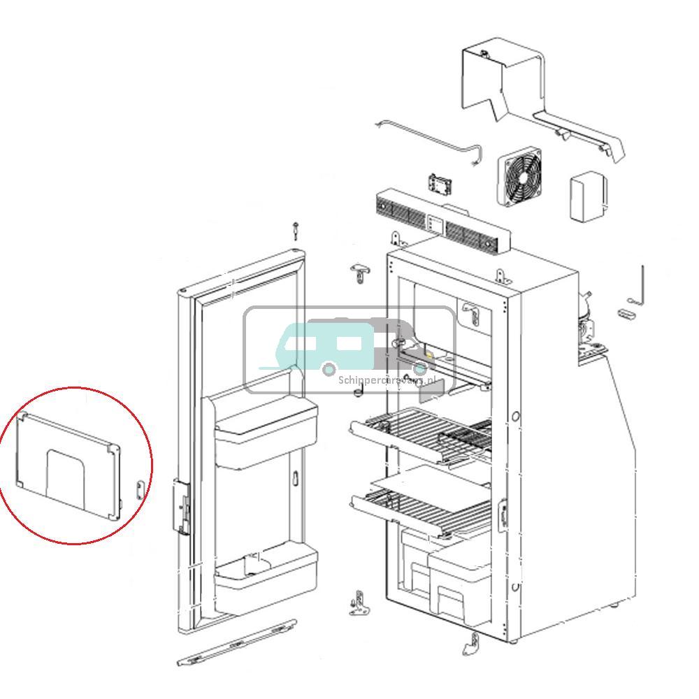 [OCS_A9902430] Thetford Diepvriesdeur met Magneetsluiting T1090 