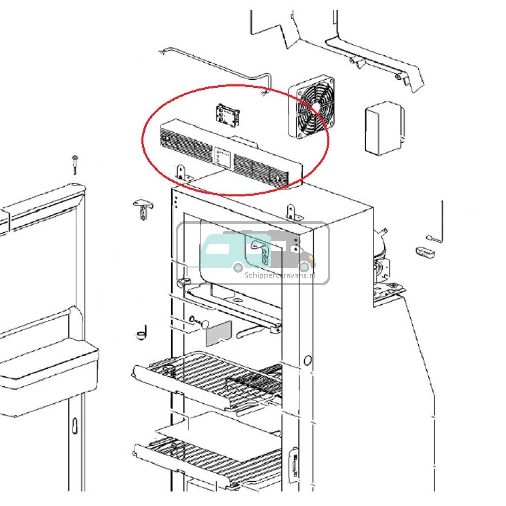 [OCS_A9902434] Thetford Bedieningspaneel T1000