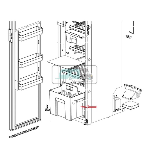 [OCS_691860] Thetford Koelkast Drawer T1152/T2152