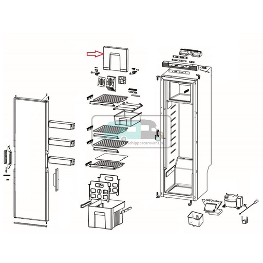 [OCS_691877] Thetford Vriezerdeur T2152