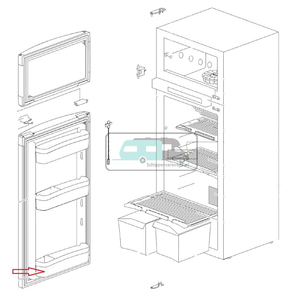 [OCS_A9903585] Thetford Deurbakje Onder N41**