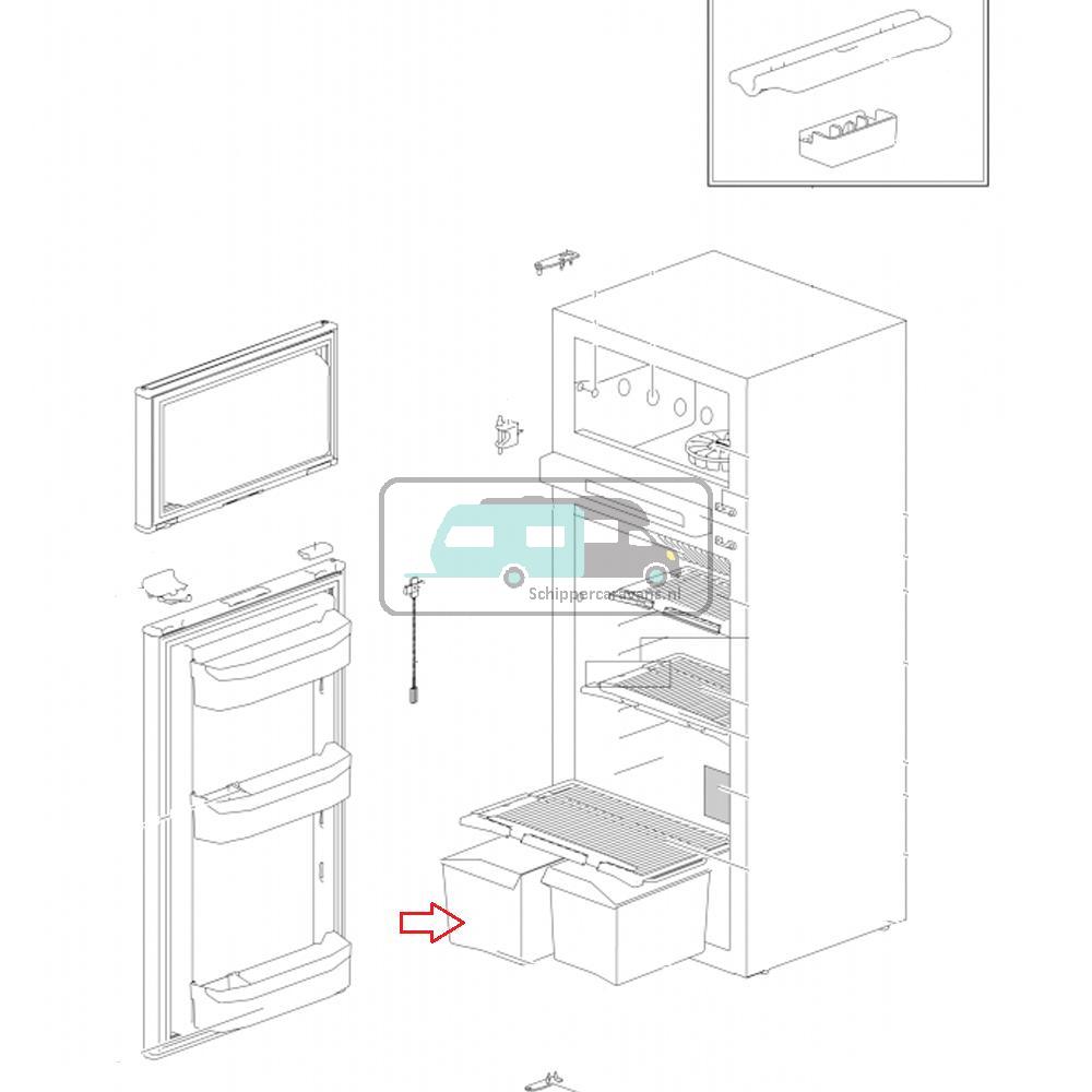 [OCS_A9903702] Thetford Groentebak Links N41**