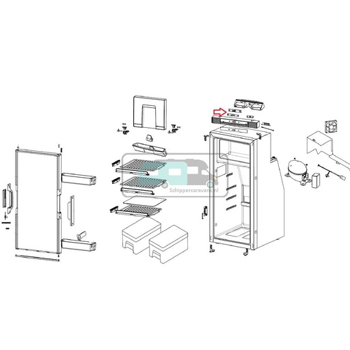 [OCS_692755] Thetford Controle Paneel T2090