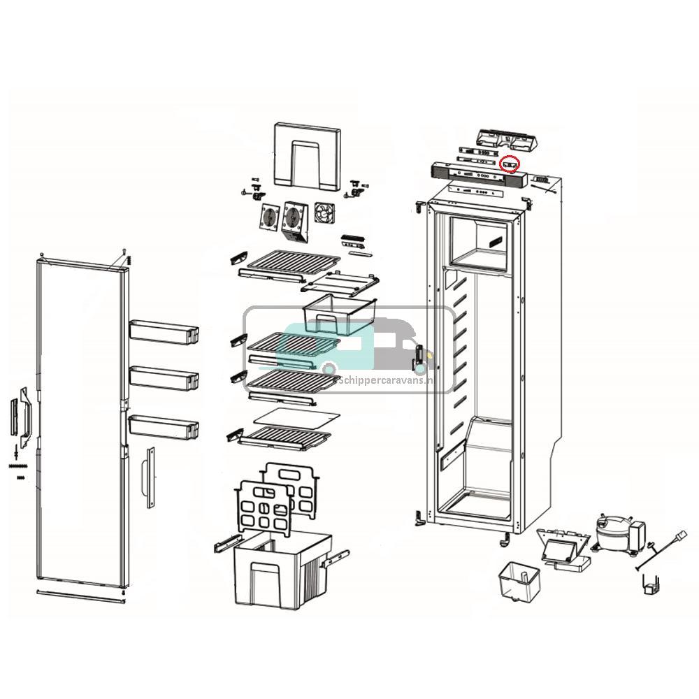 [OCS_A0028338] Thetford LED Paneel T2152