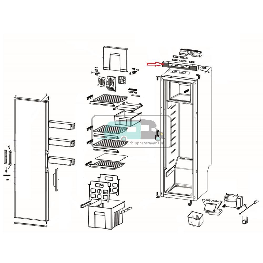 [OCS_A0028339] Thetford Console Bedieningspaneel T2152