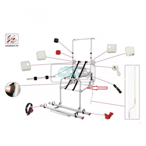 [OCS_700465] Fiamma Draagstang Carrybike Lift 98656-566
