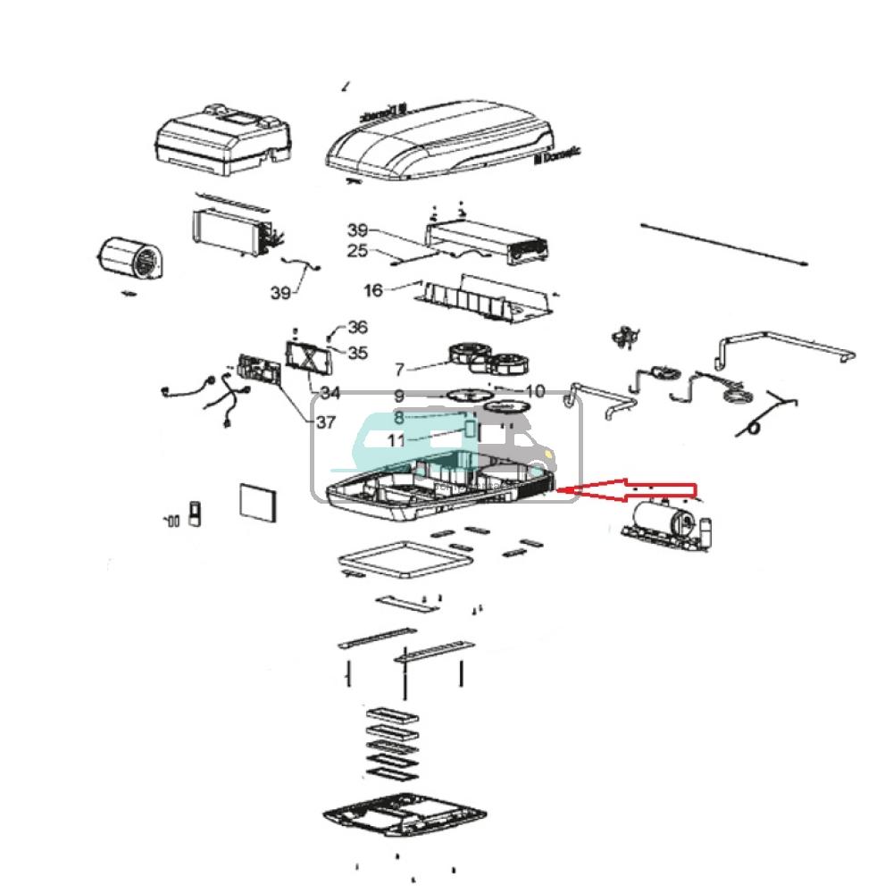 [OCS_A9904580] Dometic B2200 Onderbak