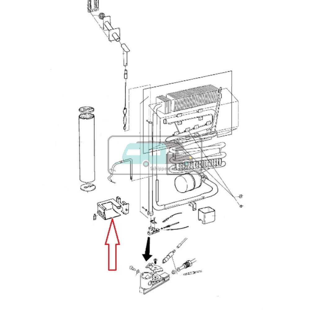 [OCS_A9907049] Dometic RM2253 Brander Afdekking