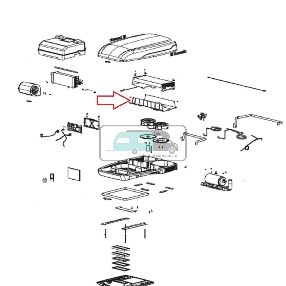 [OCS_A0030547] Dometic B1500S Geleidingsplaat Lucht