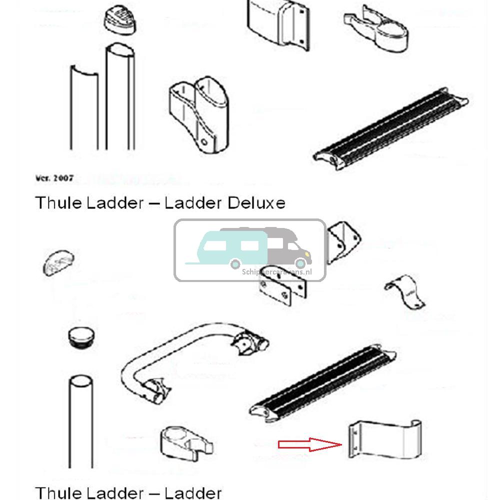 [OCS_A9902710] Thule Ladder Zijbevestigings Beugel
