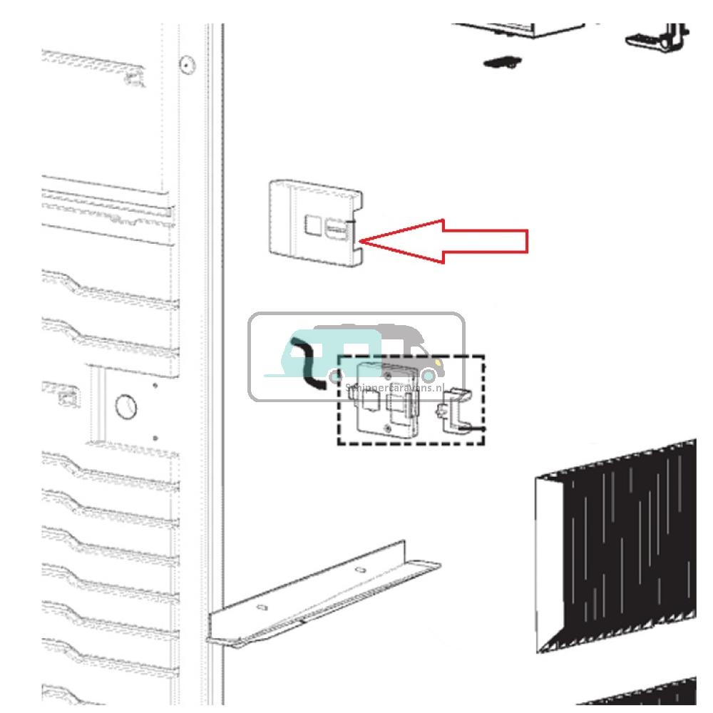 [OCS_A9903016] Dometic afdekking deurvergrendeling