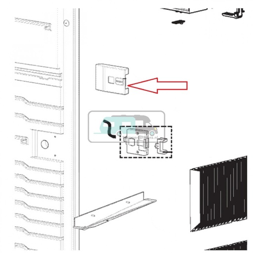 [OCS_700769] Dometic afdekking deurvergrendeling