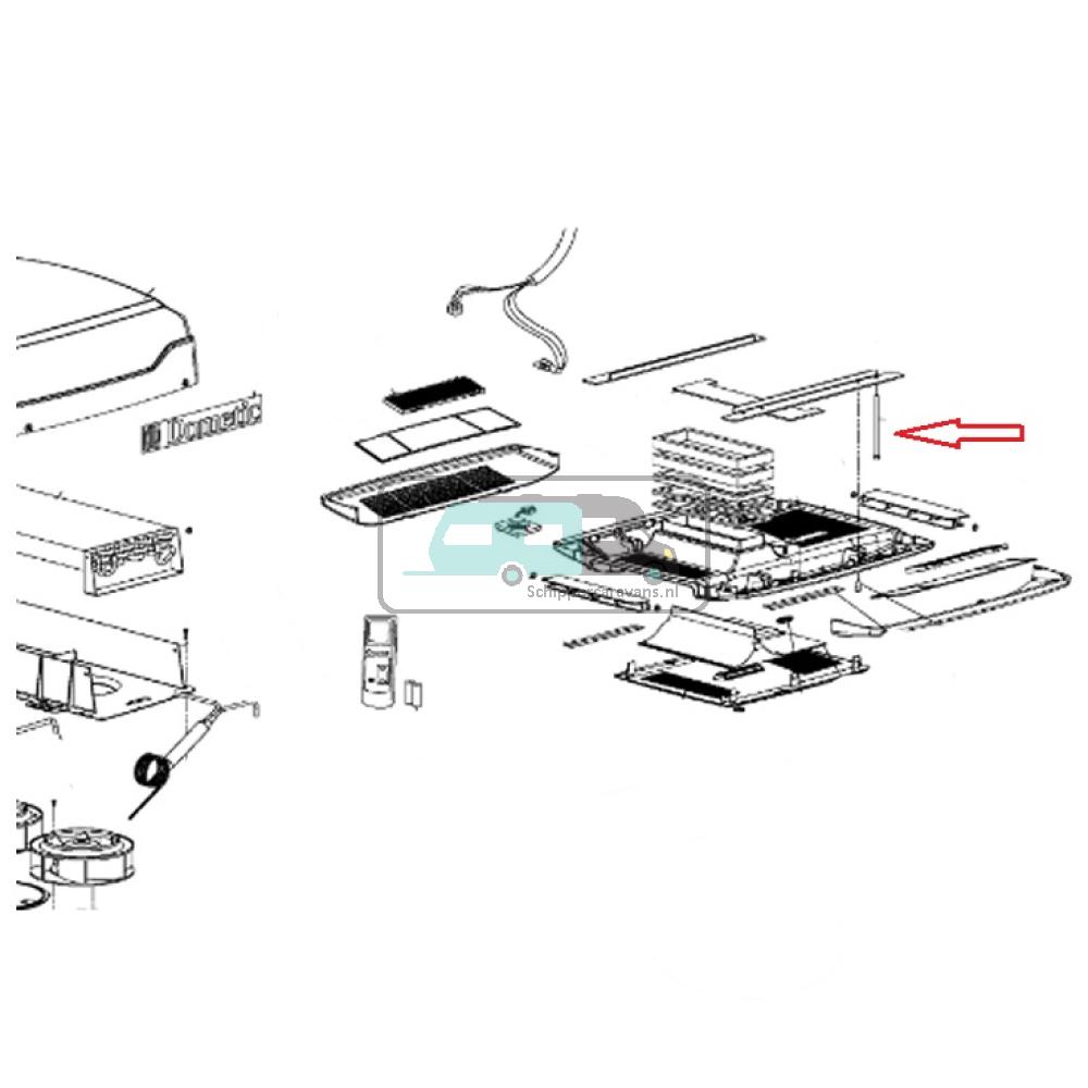 [OCS_A0030542] Dometic B1600 Plus Bevestigingsbout 6x120