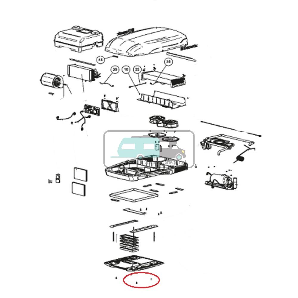 [OCS_A0030543] Dometic B1600 Plus Bevestigingsbout nr.53