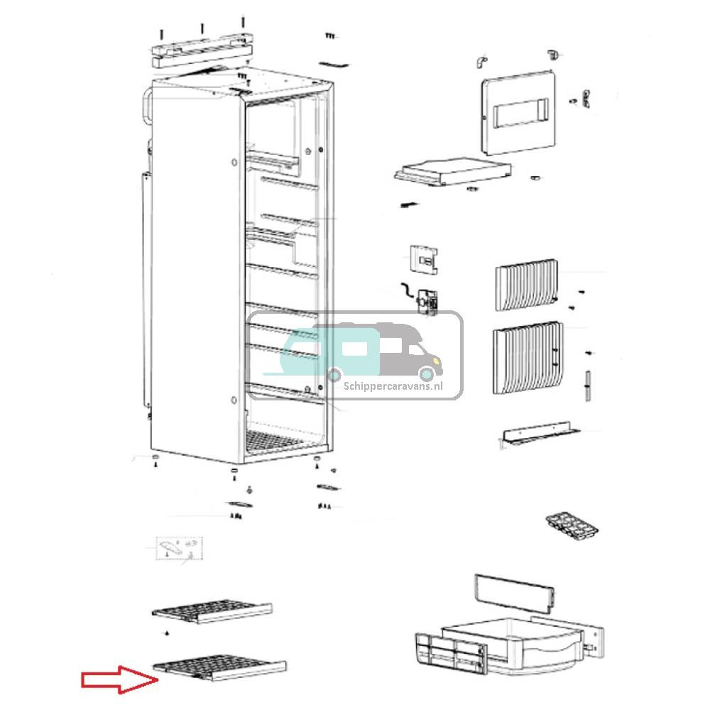 [OCS_A0030436] Dometic RML8330 Koelkastrek Onder