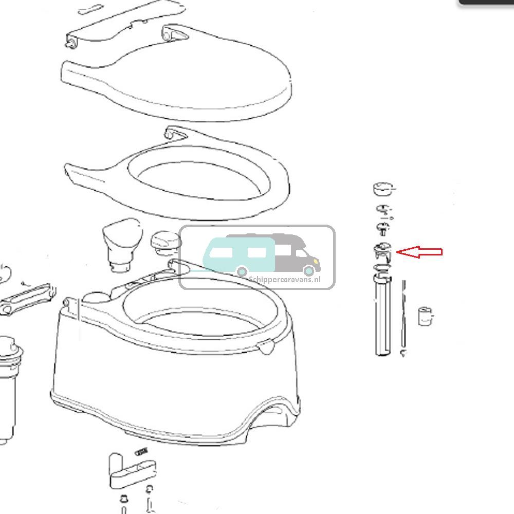 [OCS_A9902231] Thetford Porta Porti Excellence Niveau-Indicator 