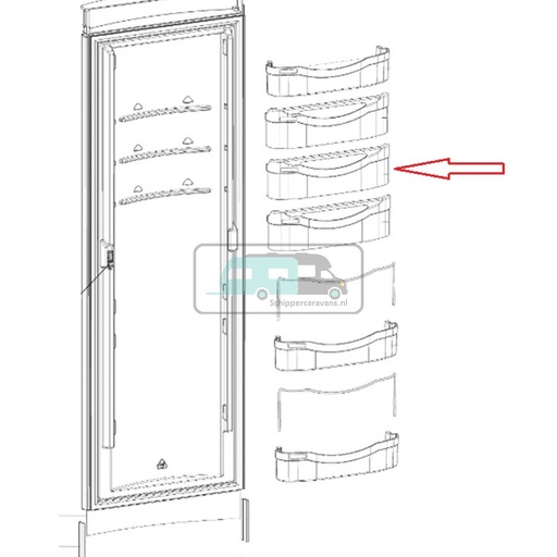 [OCS_701057] Dometic RML8330 Koelkastvak met Klep Blauw