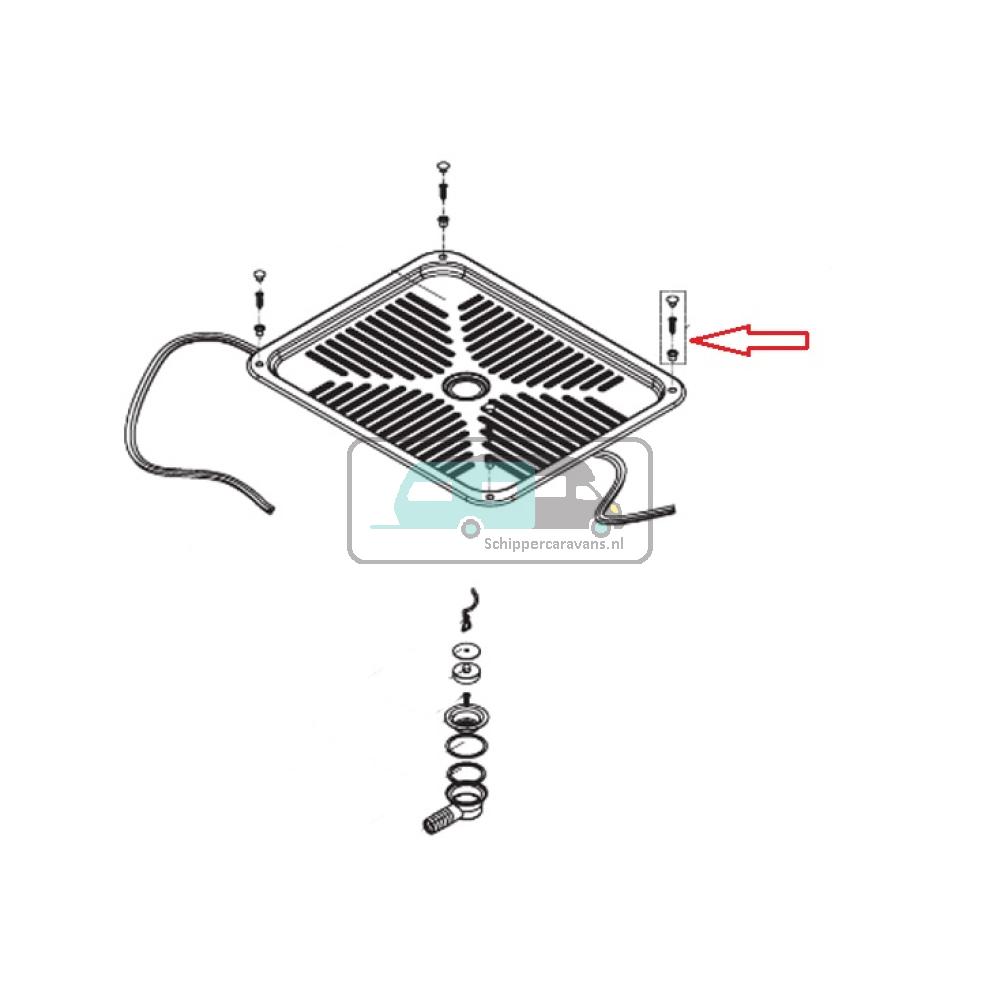 [OCS_A9903064] Dometic CE88TB Montageset BVO/98