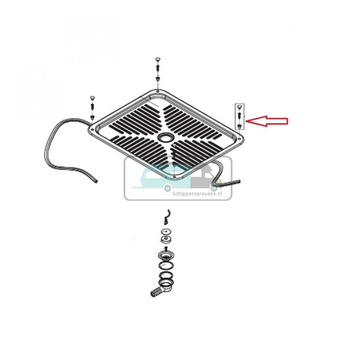 [OCS_701074] Dometic CE88TB Montageset BVO/98