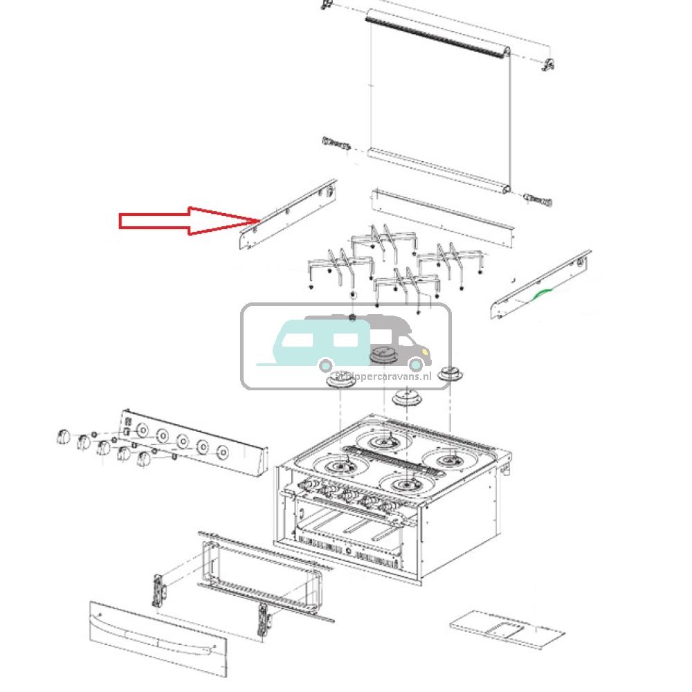 [OCS_A0030270] Dometic CU400 Profiel Fornuis Links