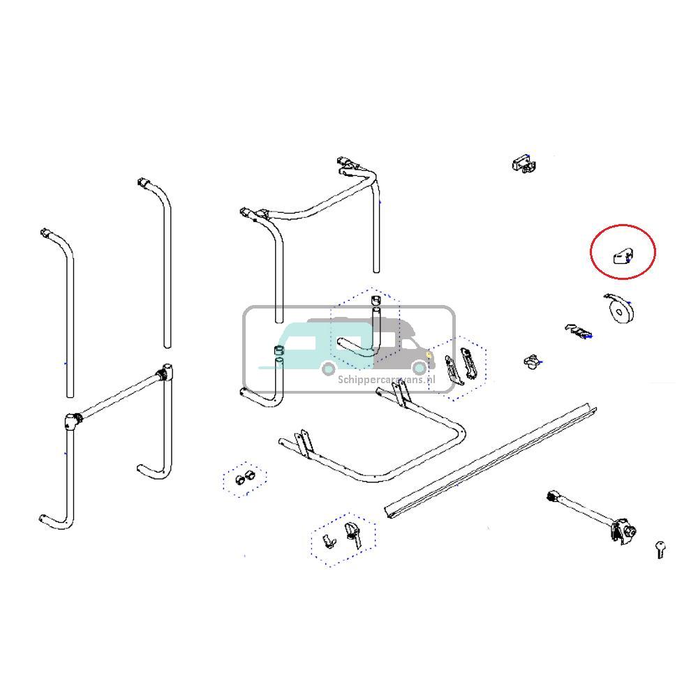 [OCS_A9902559] Thule G2 Onderbevestigings Voetje 2stuks