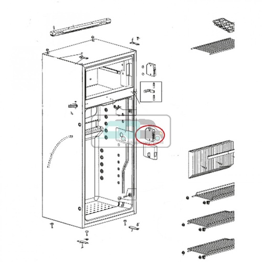 [OCS_701270] Dometic RMT7855L Pal Met Verlichting Marquardt