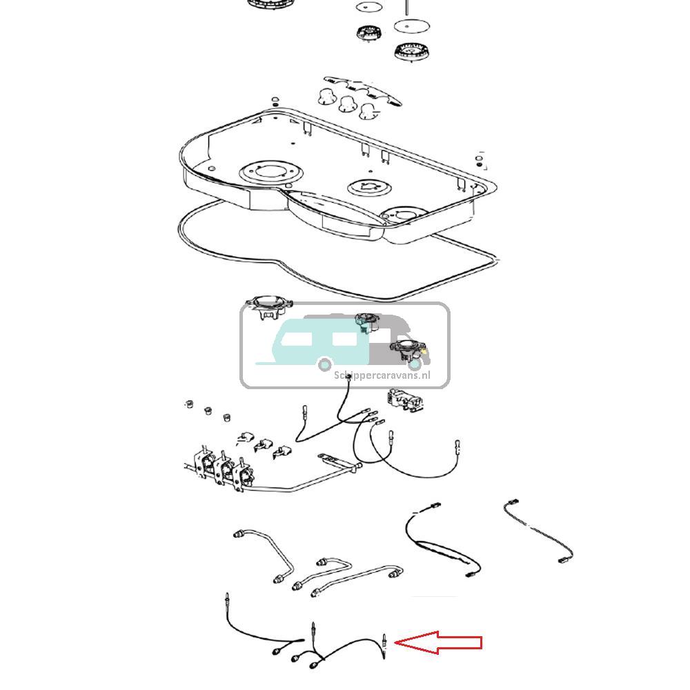[OCS_A0017476] Thetford Hob 353 Thermokoppel