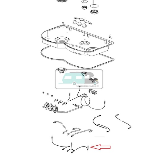 [OCS_701289] Thetford Hob 353 Thermokoppel