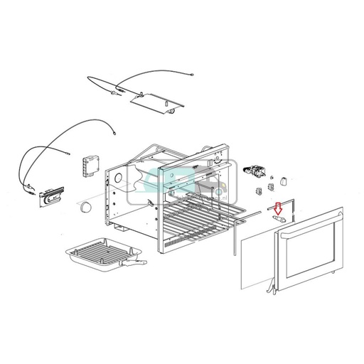[OCS_701346] Thetford Duplex Oven Switch met Piezo 