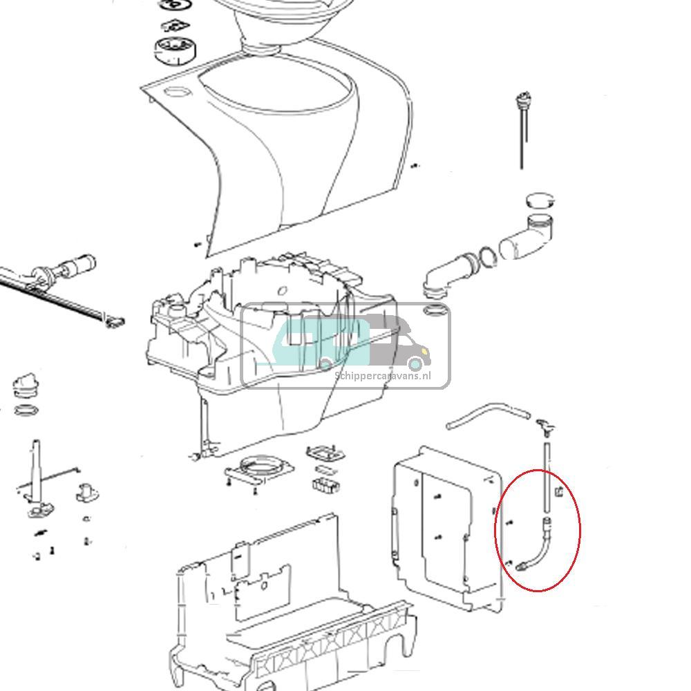 [OCS_A9902210] Thetford C500 Draintube