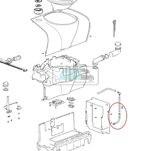 [OCS_90703] Thetford C500 Draintube