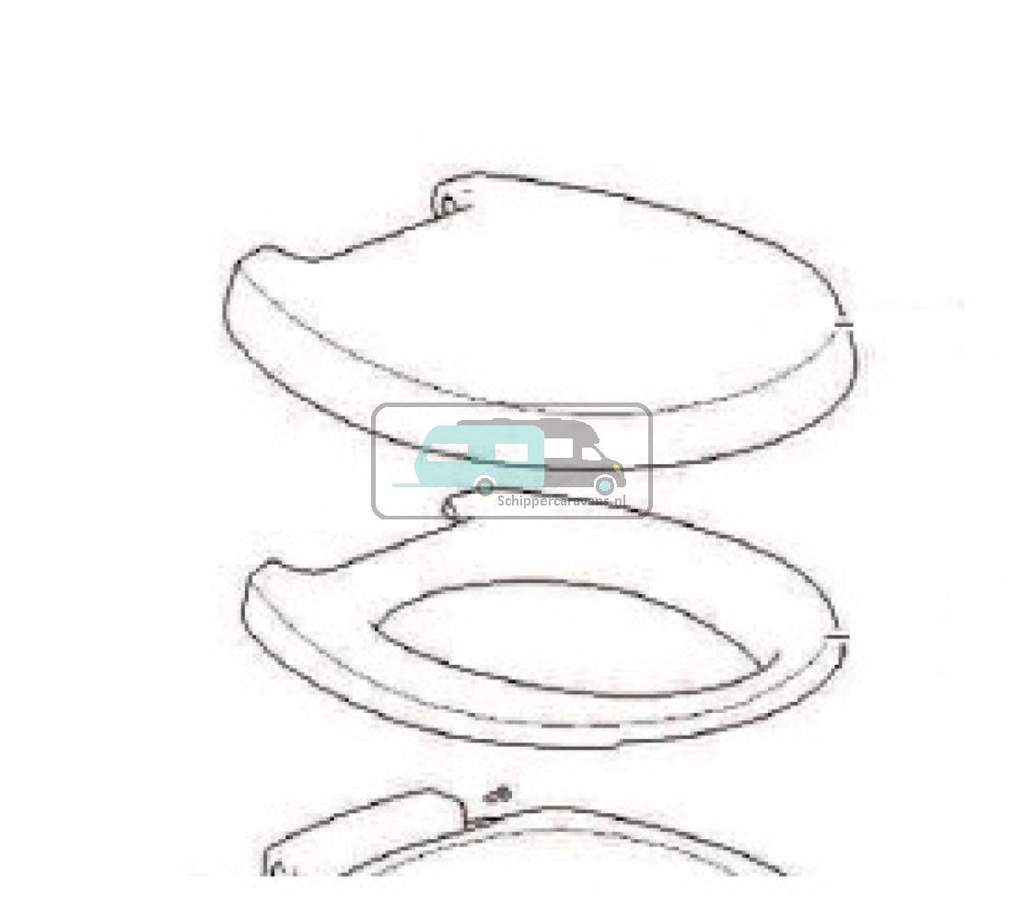 [OCS_A9902217] Thetford SC500 Seat&Cover