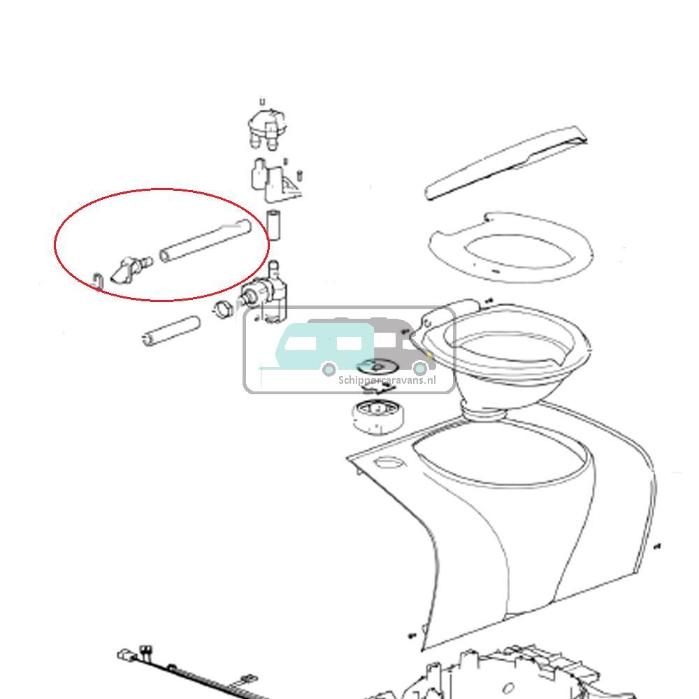[OCS_A9902220] Thetford C503L Flushtube