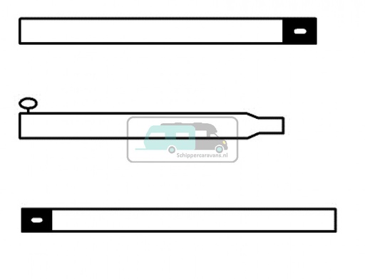 [OCS_92293250] Campking Nokstok 22/19cm 80-215cm alu