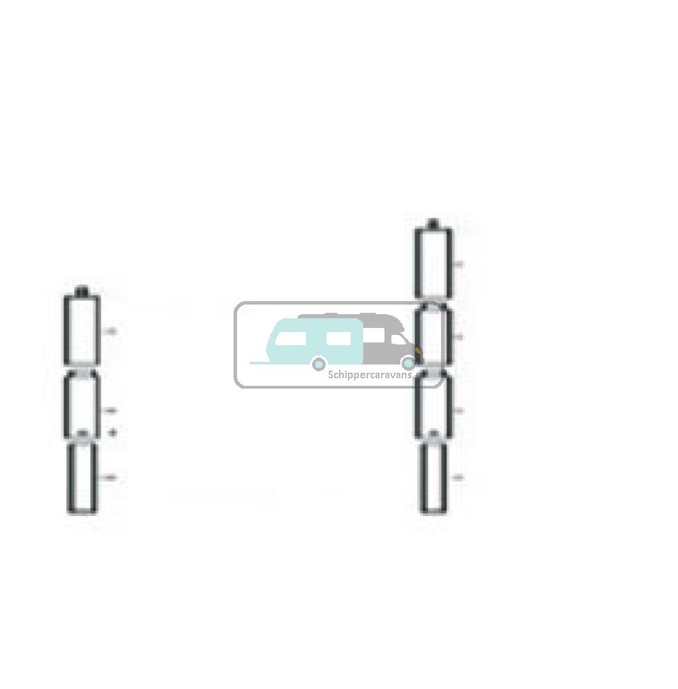 [OCS_A0029598] Campking luifelstokkenset Sunsation 22 mm Prem.