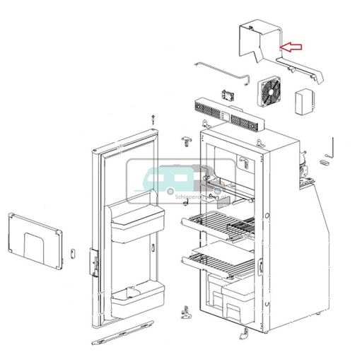 [OCS_961331] Thetford Afdekkap Achterop T1090 