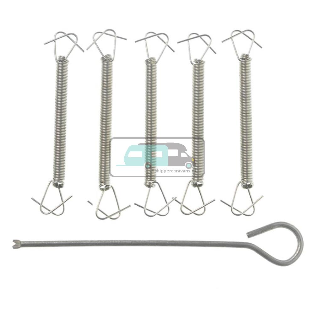 [OCS_A0029753] Campking frametrekveer 5 st  + montagepen 1 st